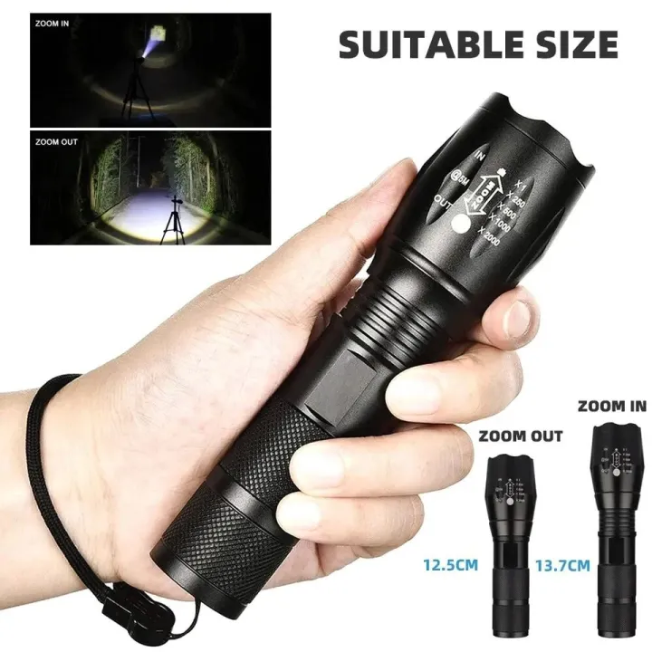 Torch%20-%20Mini%20LED%20Micro%20USB%20Charging%20with%20Cable%20and%20Case%20-%20Powerful%20Flashlight%203800LM%20XPE%20COB%20Small%20Rechargeable%20-%20FlashLight%20Zoomable%20-%20Image%205