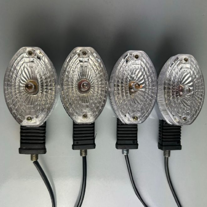 White indicator for 125cc set-off four indicators Crystal for CG125 Golden Edition Indicator
