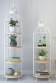 3 Piece Farm Iron Cage, Quirky Modern Bird Cage, Display Shelf, Home Decoration, New Design in 2024. 