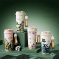 GIANXI New High Appearance Level Coffee Thermos Cup Ceramic Straw Double Drinking Cup Daily Campus Accompanying Coffee Cup. 