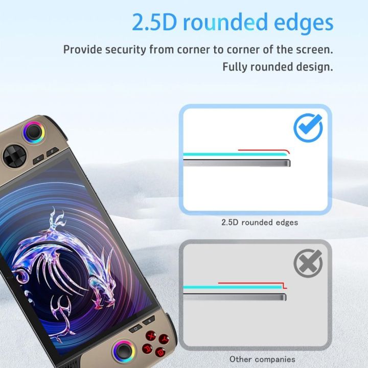 8%20Inch%20Screen%20Protector%20Anti%20Scratch%20HD%20Tempered%20Glass%20Anti%20Reflective%209H%20Protective%20Film%20for%20MSI%20Claw%208%20AI+%202025%20-%20Image%202