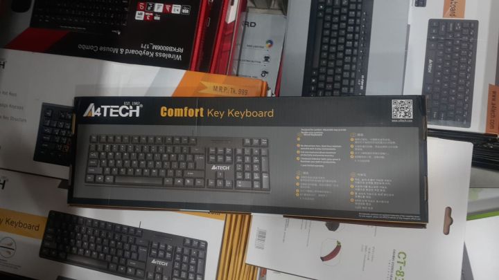 A4TECH%20original%20KRS-82%20Laser%20Engraving%20USB%20Keyboard%20With%20Bangla%20-%20Image%204