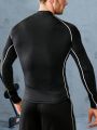 Men's Sports Long-Sleeve T-Shirt. 