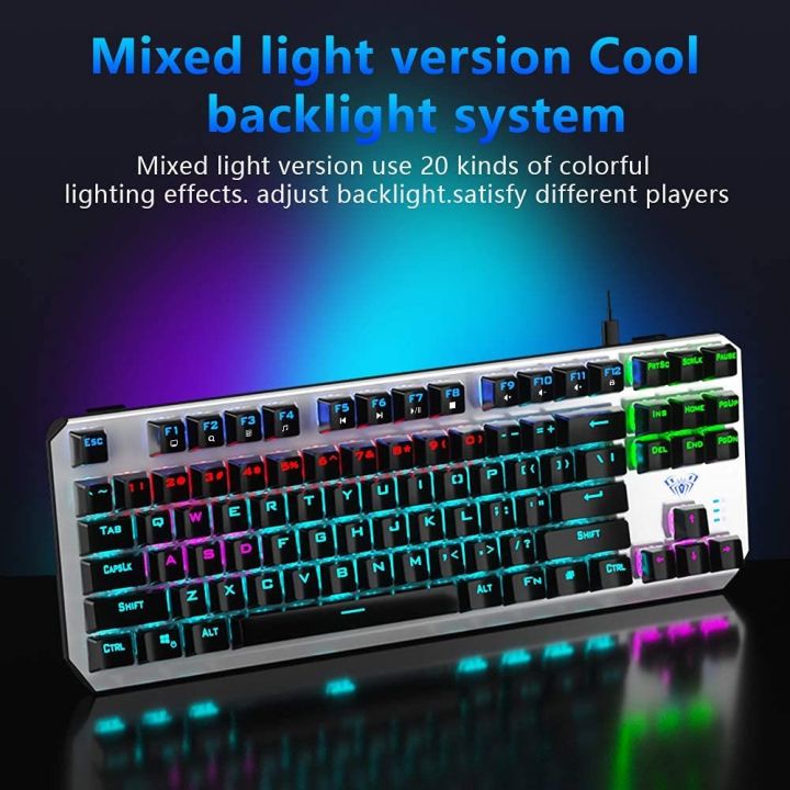 AULA%20F3087%20Mechanical%20Gaming%20Keyboard%20with%20RGB%20lRainbow%20Blacklit,%20ABS%20Keycaps,%2087%20Keys%20Anti-Ghosting%20Ergonomic%20USB%20Type-C%20Wired%20Computer%20Keyboards%20for%20Windows%20PC%20Blue%20Switch%20-%20Image%205