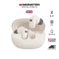 Monster xkt28 Bluetooth wireless headset Bluetooth 5.4 wireless earphone Bluetooth earphone answer call music headphone play game bad dual mode mic. 