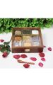 Wooden Square 9 Compartment Masala Box 9X9". 