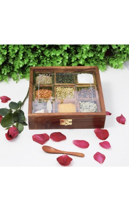 Wooden%20Square%209%20Compartment%20Masala%20Box%209X9"%20-%20Image%204