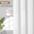 ​​Premium PEVA Bath Curtain - Waterproof & Opaque Shower Liner with Metal Grommets, Silky Feel​. 