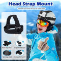 6-in-1 Action Camera Kit Mobile Phone Head Strap Chest Strap Mount Adjustable for GoPro 12 Phone Enhanced Stability Versatility. 