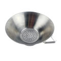 French Fries Oil Strainer 304 Stainless Steel Grease Funnel Food Draining Bowl with Oil Catcher for Home Kitchen Commercial. 