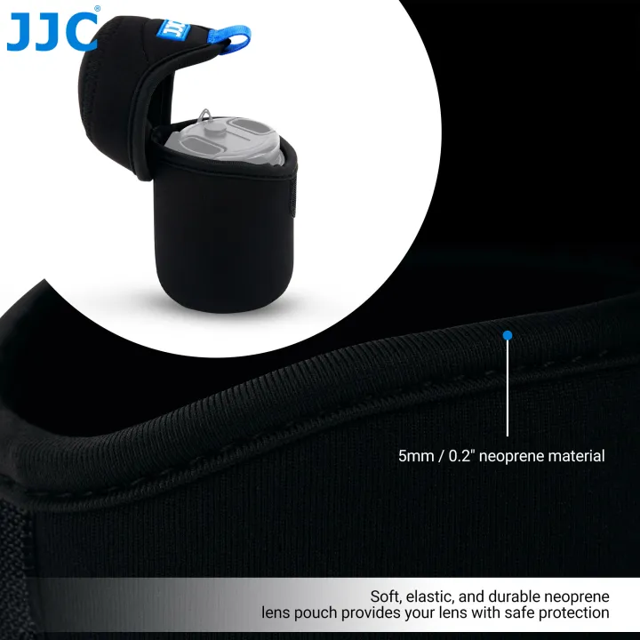 JJC%20Neoprene%20Mirrorless%20Lens%20Pouch%20Bag%20Compact%20Camera%20Lens%20Pouch%20Case%20Fold-Over%20Lens%20Bag%20for%20%20%20Fuji%20%20Olympus%20-%20Image%204