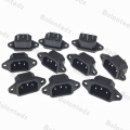 Bolantedz 3/5/10pcs/lot IEC 320 C14 3Pins Male Plug Panel Power Inlet Sockets Connectors AC 250V 10A.