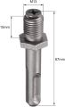 12mm Thread Diameter SDS Plus Shank Drill Chuck Adapter Connector w Lock Screw. 