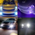 2X Car COB Auto DRL Led 12V HeadLamps Angel Eyes Fog Waterproof Headlights DRL Daytime Running DayLight Turn Signal Trunk Led.