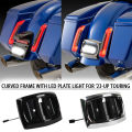 2025 New Motorcycle CURVED FRAME WITH LED PLATE LIGHT FOR Harley CVO Road Glide ST FLRXSTSE Street Glide Ultra FLHXU FLHXSE.