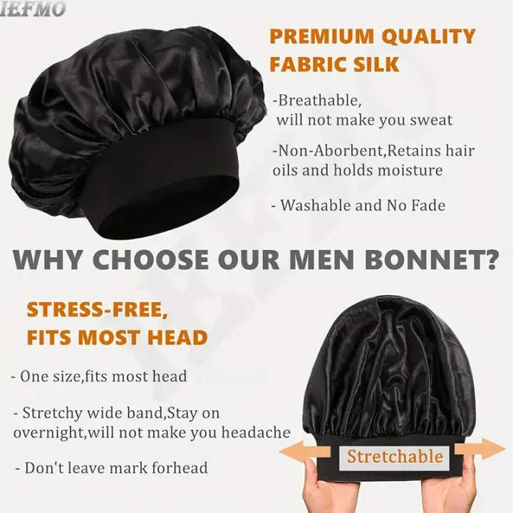 Extra%20Wide%20Soft%20Band%20Satin%20Sleep%20Cap%20Single-Layer%20Silk%20Bonnet%20Design%20for%20Long&Curly%20Stay-On%20Hair%20Night%20Hair%20Wrap%20for%20Women%20-%20Image%203