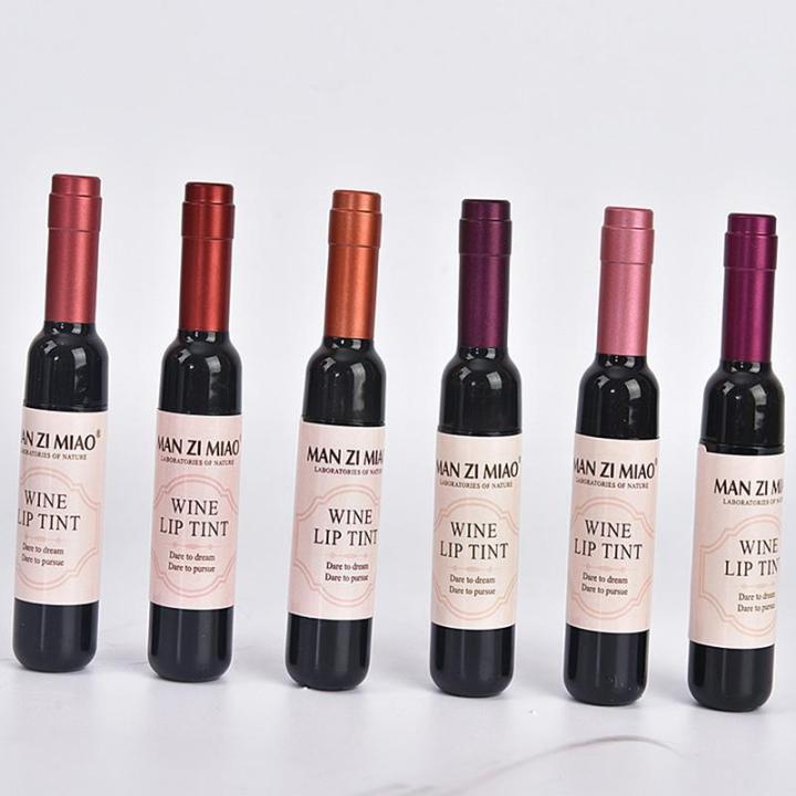 2023%20Lipstick%20Lipgloss%20Waterproof%20Long%20Lasting%20Lovely%20Tint%20Wine%20Bottle%20Shape%20Lip%20For%20Women%20Makeup%20Gloss%20Red%20%20Cosmetic%20-%20Image%206