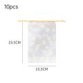 10Pcs Transparent Waterproof Travel Cosmetic Bag Towel Socks Plastic Drawstring Storage Bag Bathroom Transparent Beach Bag. 
