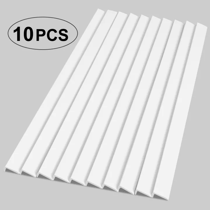 10pcs%2012%20Inch%20Peel%20And%20Stick%20Aluminum%20Tile%20Trim%20Metal%20L-shaped%20Protective%20Wall%20Corner%20Strip%20%20Decorative%20Kitchen%20Backsplash%20Trim%20-%20Image%208