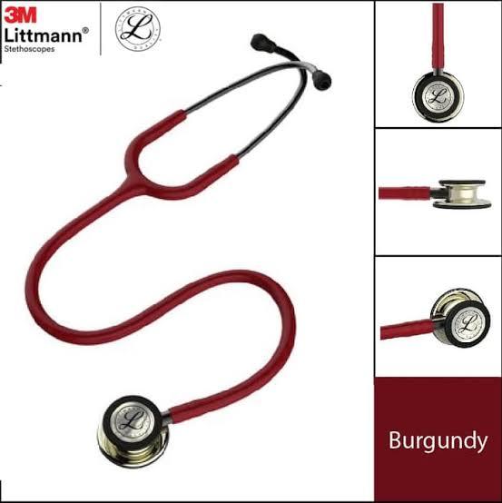 Littmann%20Classic%20III%20Burgundy%20Standard%20Stethoscope%20%E2%80%93%20Dual%20Head,%20Tunable%20Diaphragm,%201-Year%20Warranty%20-%20Image%202
