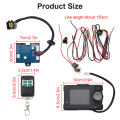 For 5KW Parking Heater Accessories Bluetooth Motherboard, Switch, Remote Control Wiring Harness Combination Set. 