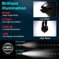 4000LM Motorcycle Headlight LED BA20D H6 H4 Bulbs Hi Lo beam Moto LED Motorbike Headlight Lamp 6000K White 12V.