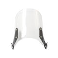 Universal Motorcycle Compact Sport Wind Deflector Windshield 4-7'' Headlamp Fit For Yamaha Harley Honda KTM. 