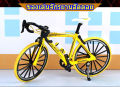 Bicycle model 1:8 Red Blue White Scale 1/8 scale 1/8 bicycle model, bicycle simulation mountain bike model. 