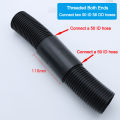 Vacuum Hose Connector Extension Connector Threaded Hose 32/40/50mm Inner Diameter Extension Adapter/Two-Way Connector. 