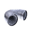 New 4 Inch 100mm Ventilator Pipe PVC Aluminum Tube Air Ventilation Pipe Hose Flexible Exhaust Duct 3/2M Air System Vent Bathroom. 