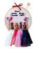 Customised best friends hand embroidery hoop/ Best friend gift/ Embroidery hoop art. 