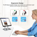 Tablet Holder Carbon Steel Stand with 360° Rotation Adjustable Stand For iPad Pro Air Mini Mobile Phone Desk Bracket 4-15 Inch. 