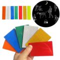 IR Infrared Safety Hook and Loop Patches Reflective  Emblem,Identification Badge Patch In the night For Armband,Backpack. 