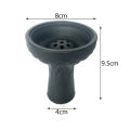 Diameter 8cm  Single or 7 Holes Black Silicone Bowl Shisha Hookah Nargile Sheesha Narguile Chicha Hookah Accessories. 