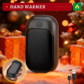 Magnetic rechargeable hand warmer 2-piece set, portable handheld heater, men's technology , essential for winter. 