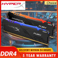 HyperX FURY RGB DDR4 Memory 2666MHz 3200MHz 3600MHz DDR4 DIMM XMP 8GB 16GB 32GB Memoria Ram 288 pin 1.2V for Desktop. 