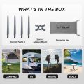 Detachable Magnetic Outdoor Ground Mount Base, Portable Lightweight Starlink Stand for Starlink Gen 2 V2 Dish.