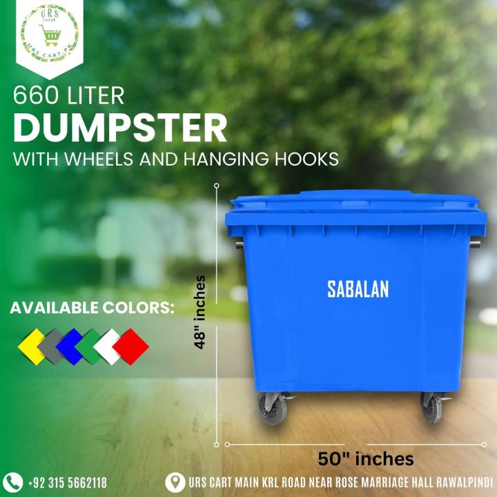 Dustbin Storage660 660 liter dumpster / 660 liter dustbin / outdoor dustbin / waste bin ...
