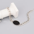 Premium Quality Bracelet of Salman Khan in black stone. Higu quality and shiny Look. Shiny Chain same as in Picture.. 
