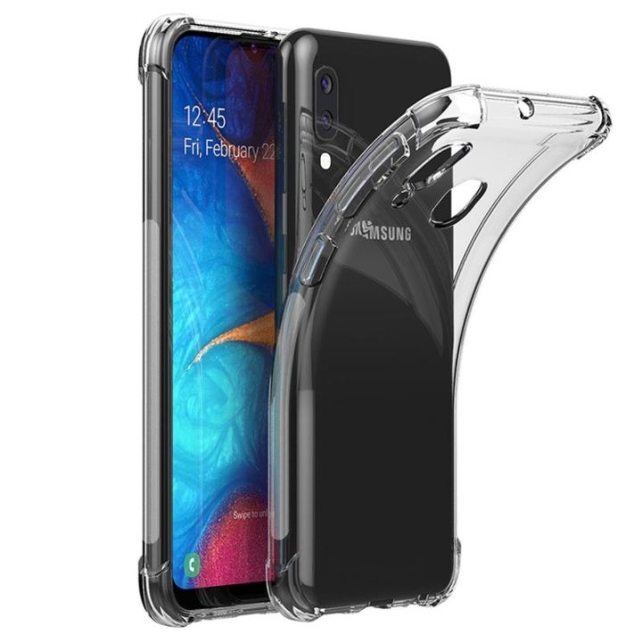 Shockproof transparent back cover for Samsung Galaxy A20e A40