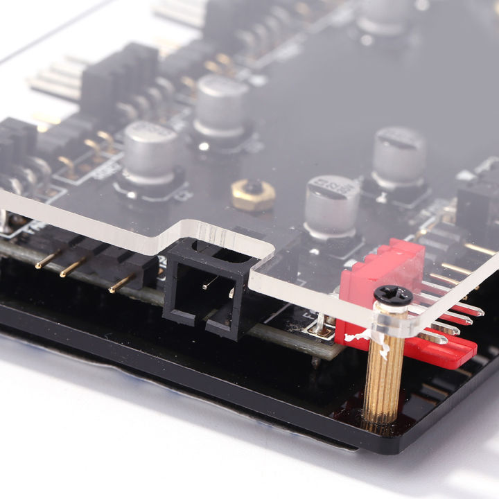 12V%204Pin/5V%203PIN%201%20To%208%20Multi%20Way%20Splitter%20ARGB/RGB%20PWM%20Fan%20Hub%20LED%20Light%20Strip%20Controller%20Addressable%20RGB%20Lighting%20PCB%20Splitter%20-%20Image%206