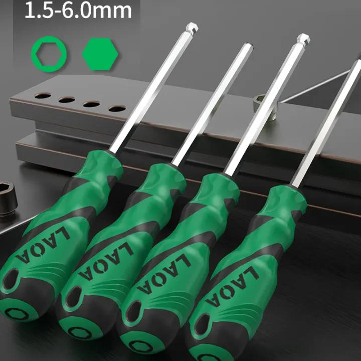 LAOA%201pc%20Hex%20head%20Screwdriver%20S2%20Precision%20Hexagon%20Screwdriver%20Magnetic%20Hex%20Screwdriver%201.5MM/2.0MM/2.5MM/3MM/4MM/5MM/6MM%20-%20Image%203
