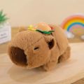 Lovely Capybara Animal Slap Snap Wrap Wristband Bracelet Plush Stuffed Animal Kawaii Capybara Hand Ring Wristband Kid Funny Toys. 