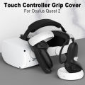 design Silicone Grip Cover Protector with Knuckle Straps Compatible with Oculus Meta Quest 2 Controller handle cover Accessories. 
