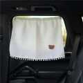 Universal Suction Cup Curtain Flower Car Window Sunshade Cover Cartoon Side Window Sunshade Uv Protection For Kid Baby Children.