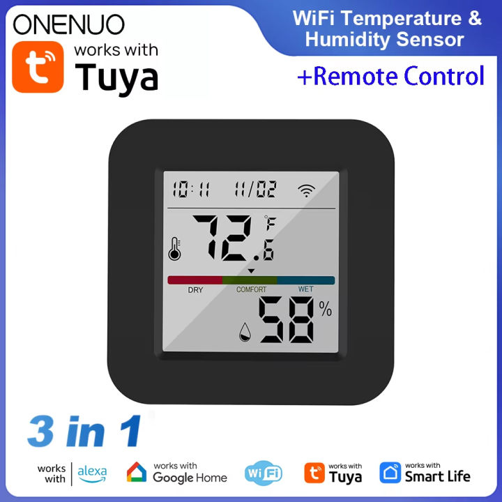 Tuya WiFi Temperature And Humidity Sensor IR Universal Remote Control ...