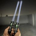 Rechargeable Multi Functional Emergency ABD 2210 Torch Imported 6-in-1 Flashlight & Power Bank - 2KM Range. 