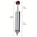 1pc Aluminum Solder Sucker Powerful No-Clog Desoldering Pump for Easy Removal & Repair. 