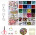 Best Diy Jewelry  Making Kits  Amazing Glass,ice Crack, Acrylic Beads Kit For Diy Hand Made Jewelry Braclate nackalce Key Chain Glass bead Kit Ice Crack Beads Kit  ,Seed Beads Kit , Acrylic Beads kit Jewelry Making Beads Kits For Making. 