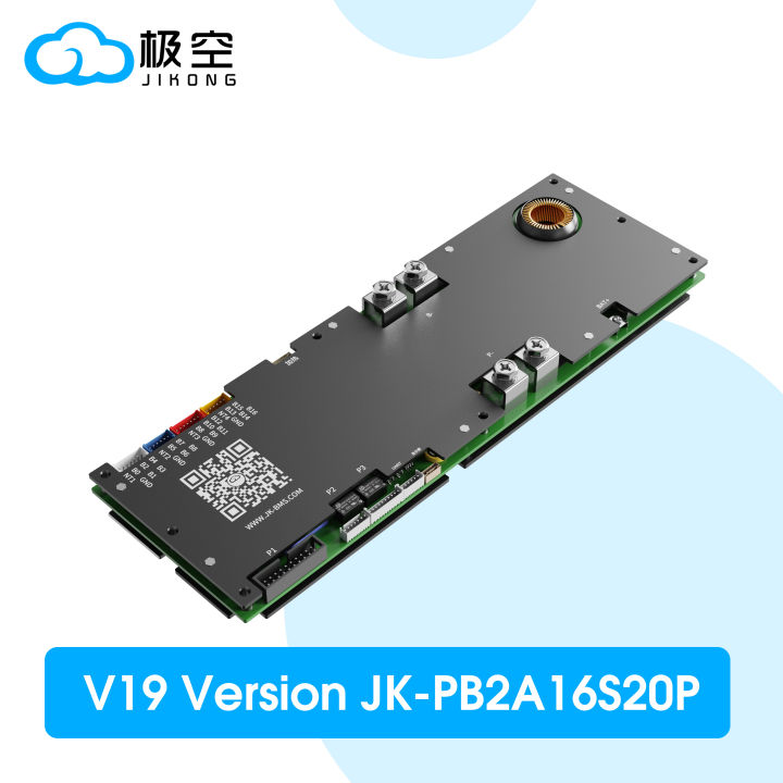 JK BMS V19 PB2A16S20P 200A 4.3LCD TTL LiFePo4 Li-Ion LTO Battery 24V ...